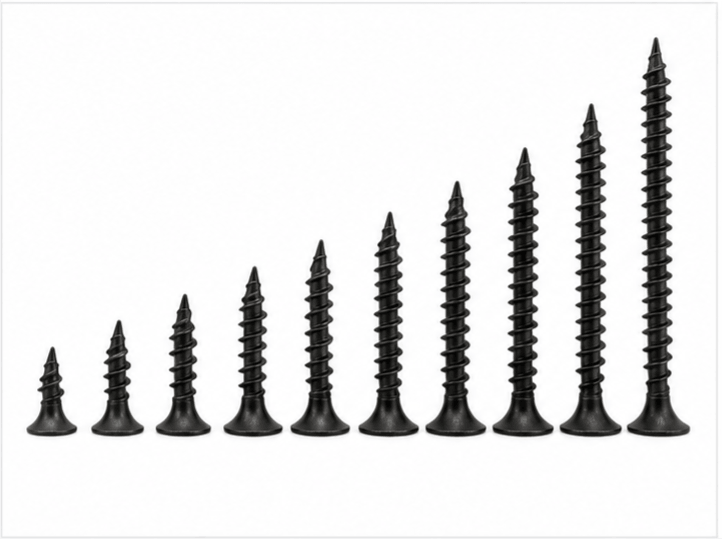 Dry Wall Screw – Black Finish (13mm–75mm)