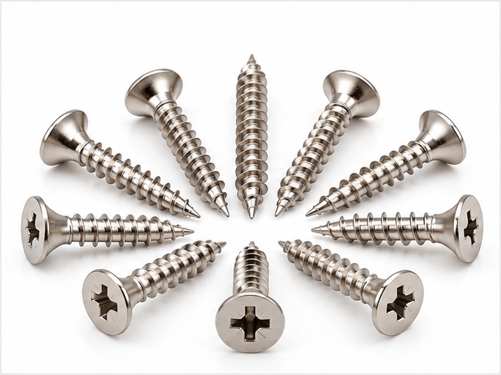 Dry Wall Screw – Nickel Finish (13mm–75mm)